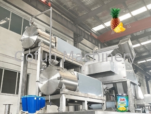 UHT Sterilizing Juice Pineapple Processing Line 1500T/Day