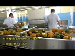 how pineapple juice is made in factory|pineapple juice| line-1-3T/H
