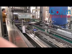 Automated canned beverage packaging line