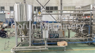 High Precision Tubular UHT Sterilizer Machine 5T/H Juice Production Machine