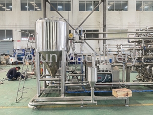 Juice Dairy Beverage Syrup Tubular Sterilizing Machine 304 Stainless Steel