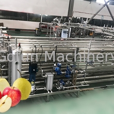 500T/D SS304 Industrial Apple Juice Processing Line Aseptic Bags Packaging