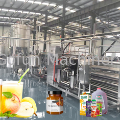 380V 50Hz  Apple Jam / Juice Production Line 2t/H Water Saving