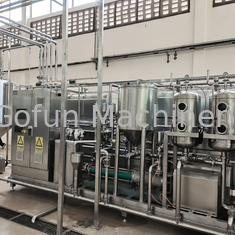 Capacity 1T/H - 20T/H Fruit Processing Line Built In CIP System