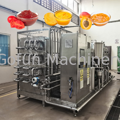 Automatic Apple And Pear Paste / Pulp / Sauce / Jam Sterilizer Tube In Tube