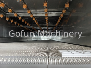 Pasteurizing And Cooling Tunnel UHT Sterilizer Machine Water Spray Type
