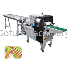 Automatic Mango Dried Pillow Packaging Machine Bread Cake Flow Pack Machine