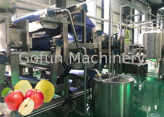 Food Standard SUS 304 Apple Processing Line Cold Press Fruit Juice Processing Line