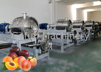 3tons/Day PLC Control Peach Apricot Fruit Processing Line