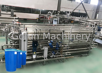 Eco Friendly Pasteurizing UHT Sterilizer Machine Complete Processing Line