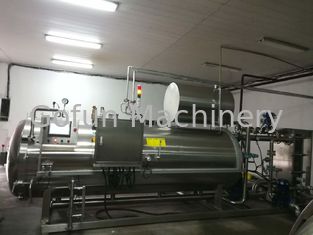 Fruit Vegetable Retort UHT Sterilizer Machine High Efficiency Customized Capacity