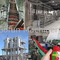 SUS 304 / 316 Tomato Ketchup Production Machinery Mechanized Production