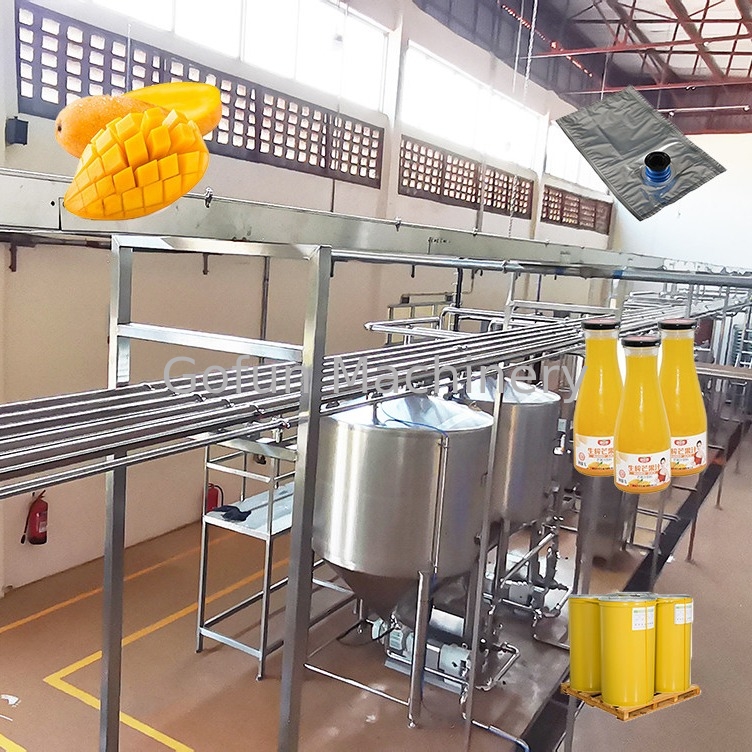 380V 50Hz 500T/D Mango Jam Processing Line For Food Industry