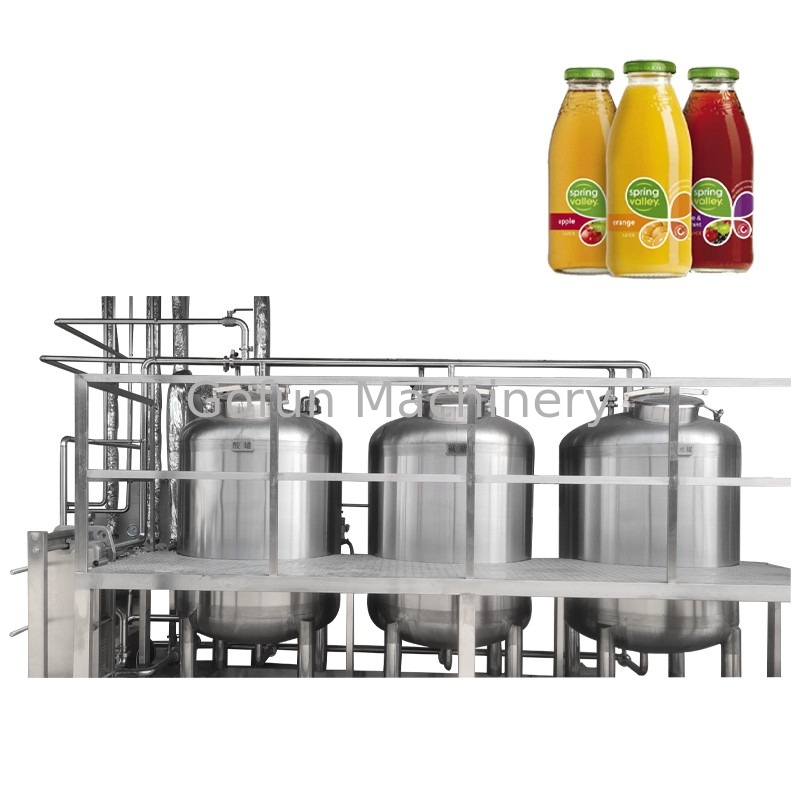 Capacity 1T/H - 20T/H Fruit Processing Line With Built - In CIP System