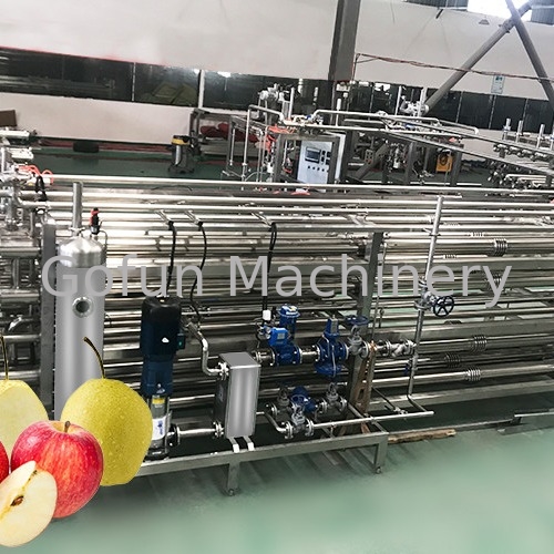 Safety SUS304 Apple Processing Equipment Apple Puree Processing Plant
