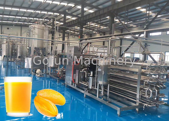 Professional UHT Sterilizer Machine Safety Mango Juice Sterilizing Equipment