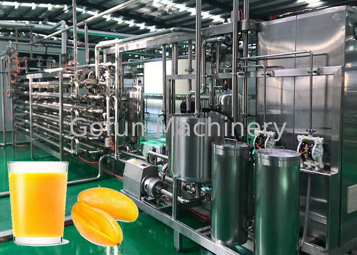 Industrial Scale Mango Fruit Processing Line Fully Automatic 1 Year Warranty