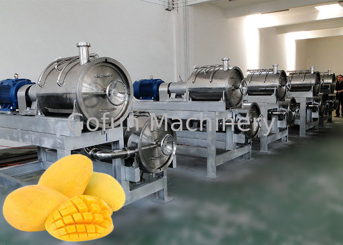 SUS 304  Mango Processing Line 10 T/H Mango Pulp Processing Plant