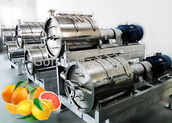 1500T/Day Citrus Juice 380V SUS304 Fruit Processing Line