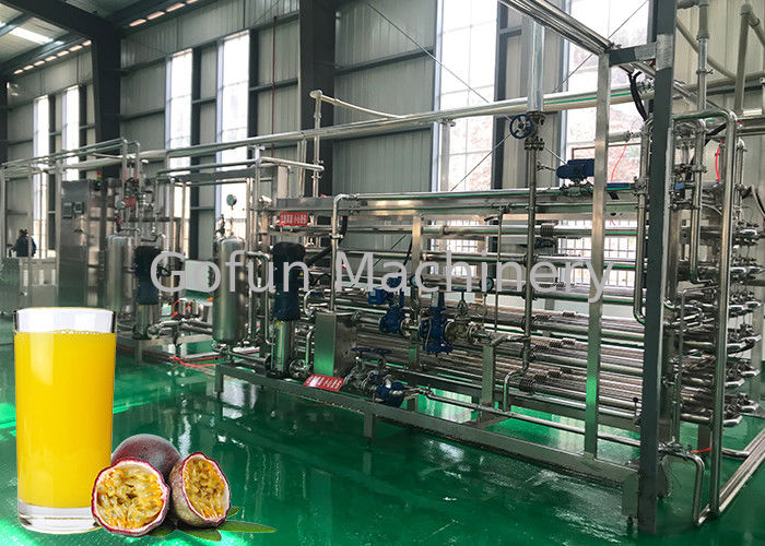 Passion Fruit Juice Making Machine 60 T / Day With Food Hygiene Standard