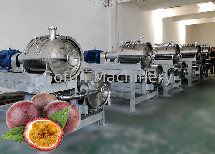 440V Passion Fruit Processing Machine / Fruit And Vegetable Processing