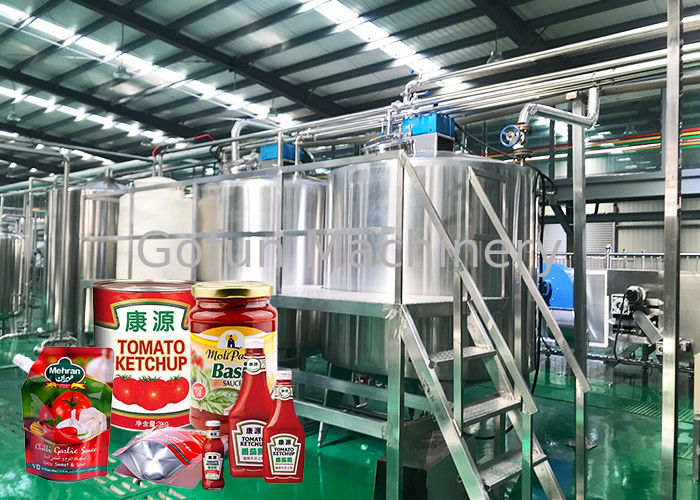 High Standard Fruit Jam Processing Machinery Environmental Friendly