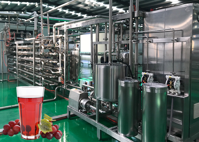 Concentrated Grape Juice Processing Line / Fruit Juice Processing Equipment