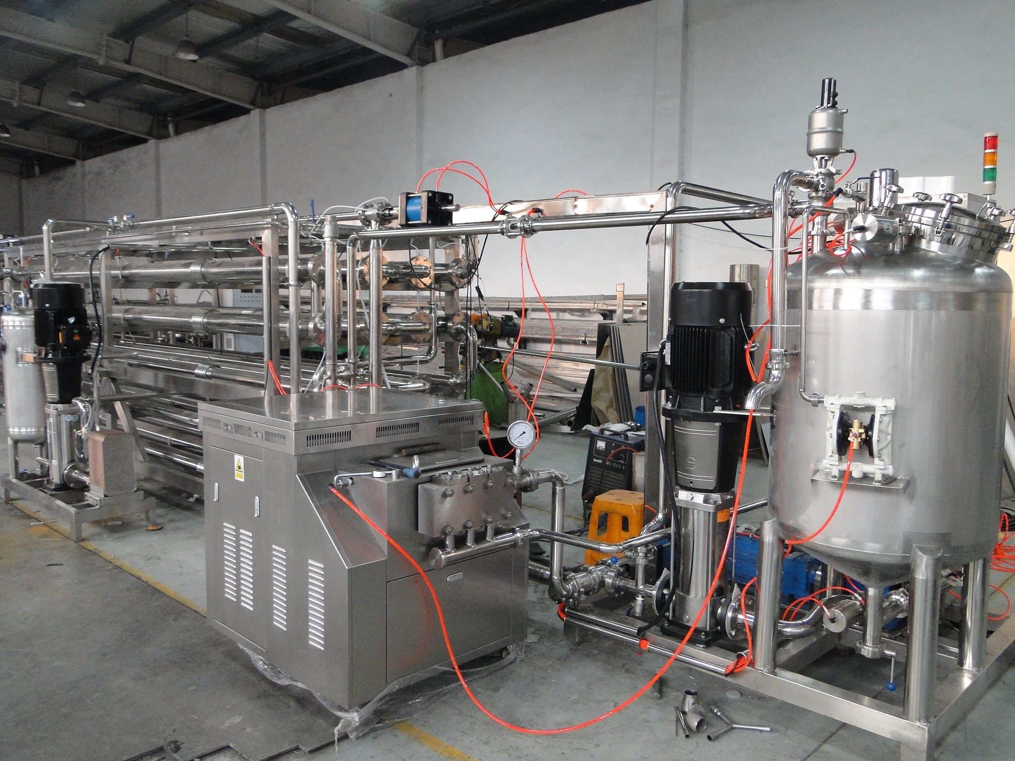Cold Press Apple Processing Line SUS 304 Fruit Juice Processing Line