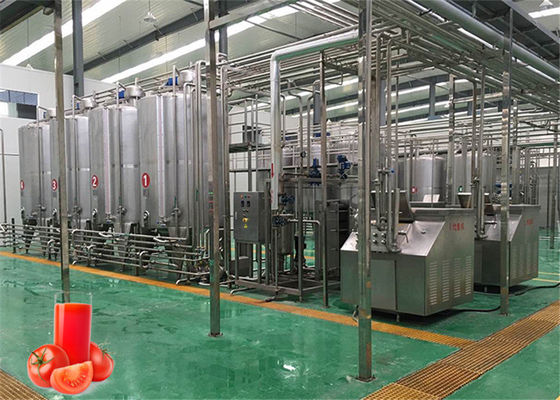 Energy Saving Tomato Processing Line Tomato Paste Processing Equipment