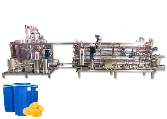 Commercial Mango Processing Line Water Saving Safety Control For Operators