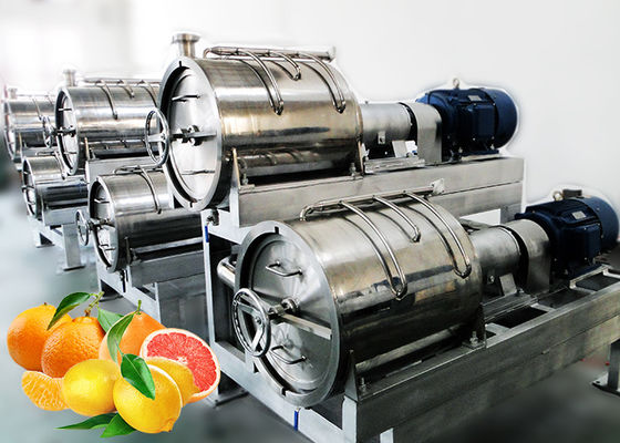 1500T/Day Citrus Juice 380V SUS304 Fruit Processing Line