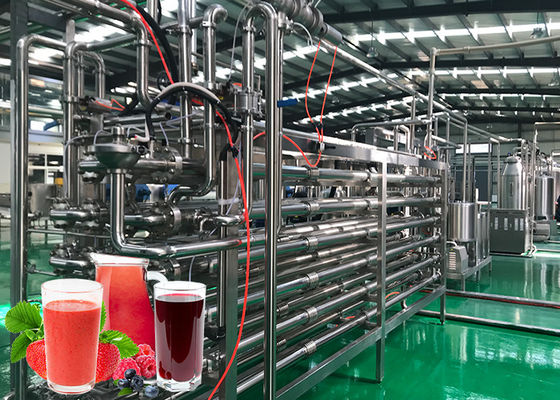 Highly Automation Fruit Processing Line Beverage Production Line 20T / Day Capacity