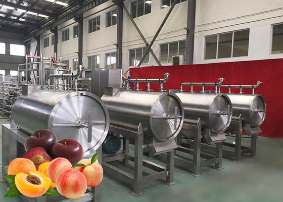 Modular Design Peach Processing Plant High Productivity 12 Months Warranty
