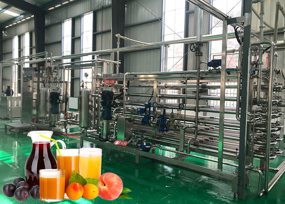 20 T / Hour Fruit Juice Processing Machines High Juice Yield For A Variety Fruits