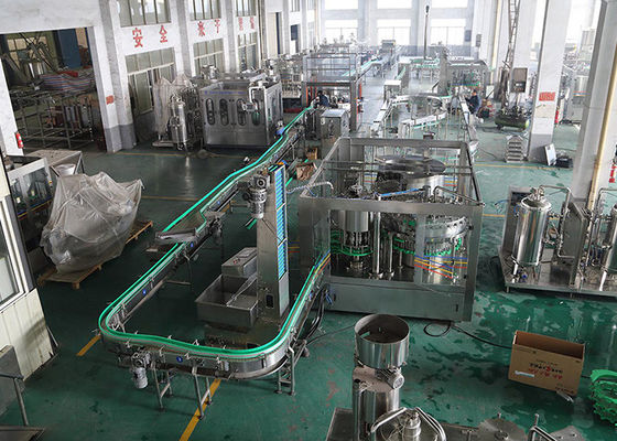 PLC Beverage Blending SS304 Orange Juice Production Line