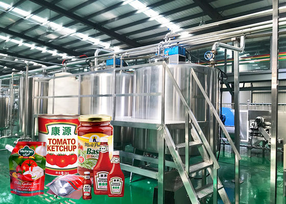 High Standard Fruit Jam Processing Machinery Environmental Friendly