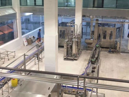 380V 1500T/D Pulps Mixing Beverage Processing Line