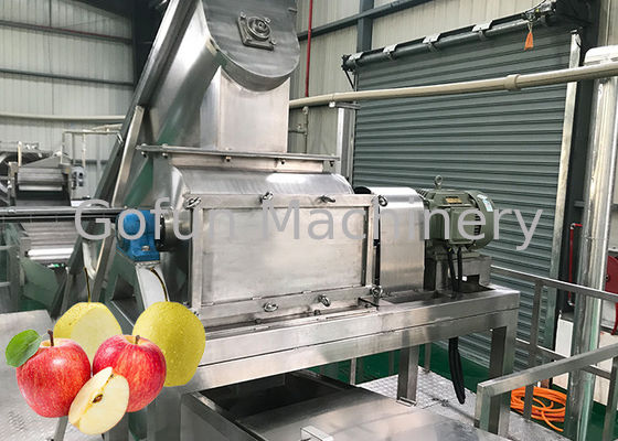 Food Standard SUS 304 Apple Processing Line Cold Press Fruit Juice ...