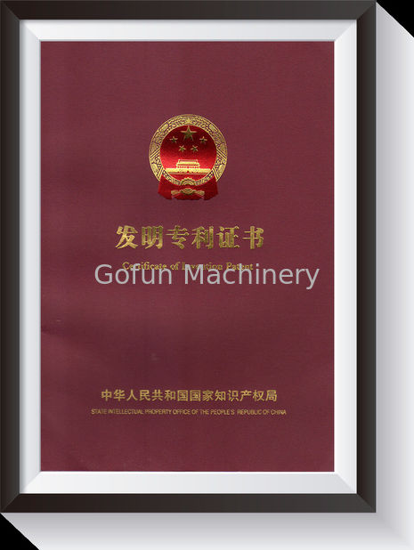China Shanghai Gofun Machinery Co., Ltd. certification